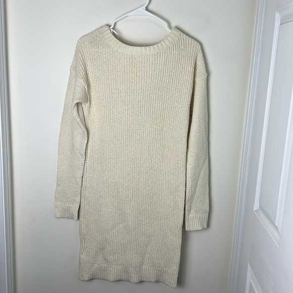 Hollister Cable Knit CrewNeck Sweater Dress Size Small - Picture 15 of 15